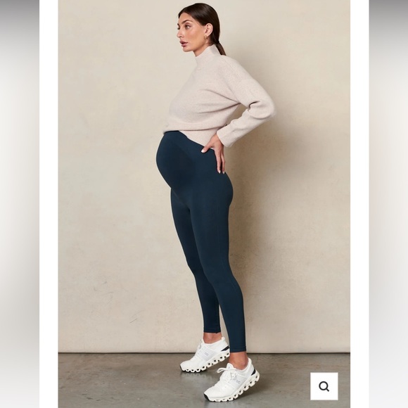 Blanqi everyday Maternity Belly Support Leggings - Picture 1 of 8